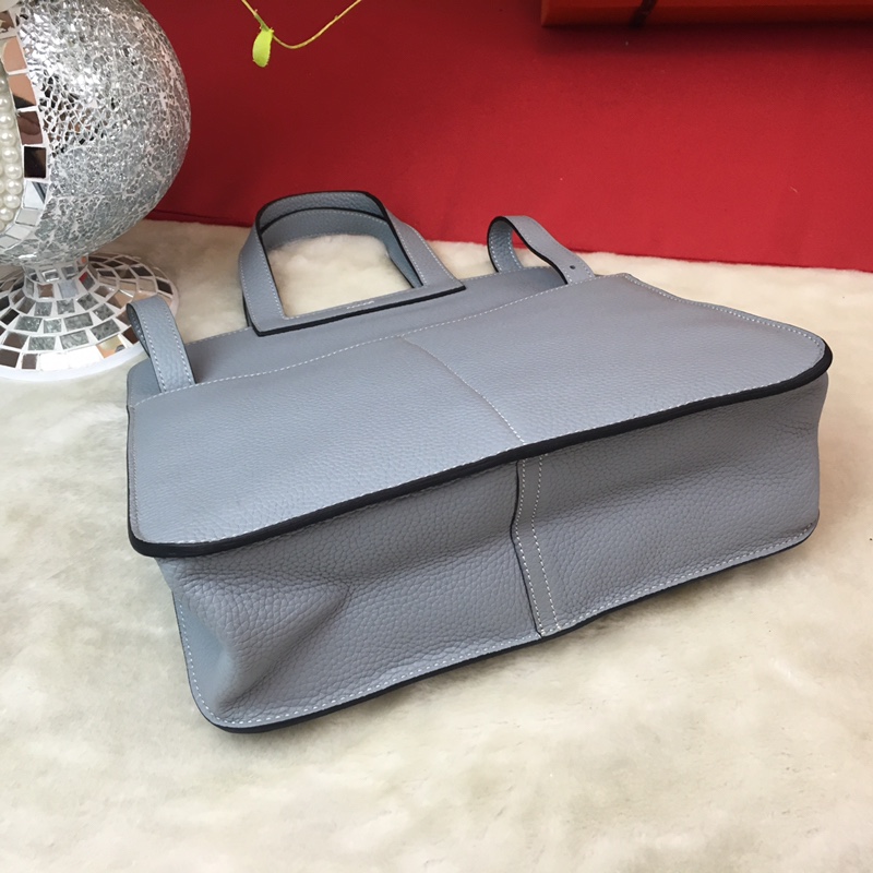 에르메스 할잔백31 린넨블루 은장 소가죽